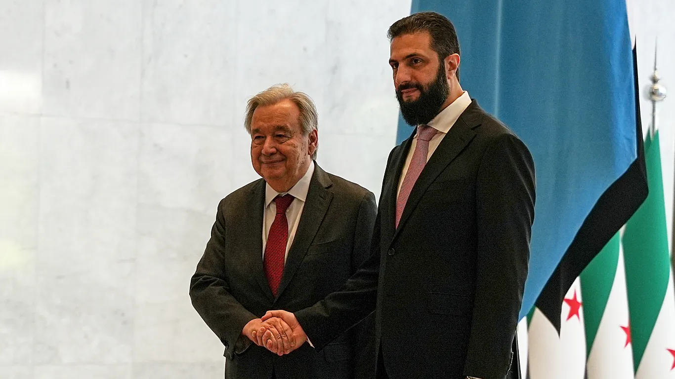 BM Genel Sekreteri Guterres'ten Şam'da Suriye için uluslararası destek çağrısı