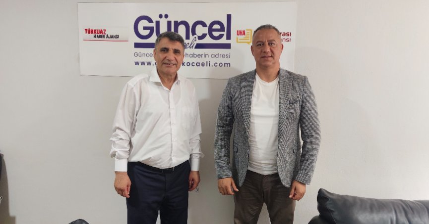 Kocaeli Güneş Gazetesi İmtiyaz Sahibi Eyüp Gencer, Kocaeli ofisimize hayırlı olsun ziyaretinde bulundu