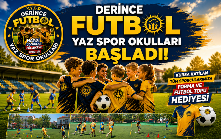 Kocaeli (TÜHA) Bürosu: Derince Futbol Yaz Spor Okulu tüm heycanıyla devam ediyor.!  