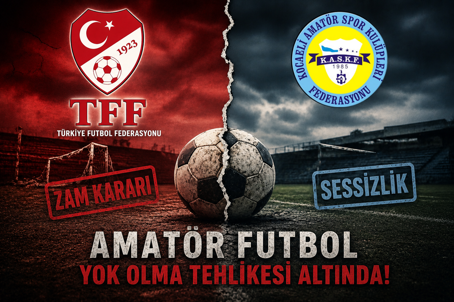 TFF’nin Zam Kararına Türkiye Ayaklandı, Kocaeli Sessiz: Amatör Futbola Kim Sahip Çıkacak?