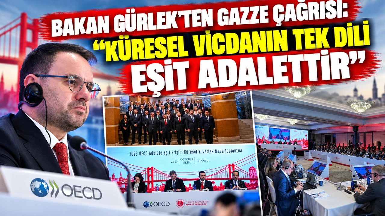 www.turkuazhaberajansi.com/Adalet Bakanı Akın Gürlek, OECD ülkelerine Gazze'de yerinden edilen insanların haklarını savunma çağrısı yaptı... 