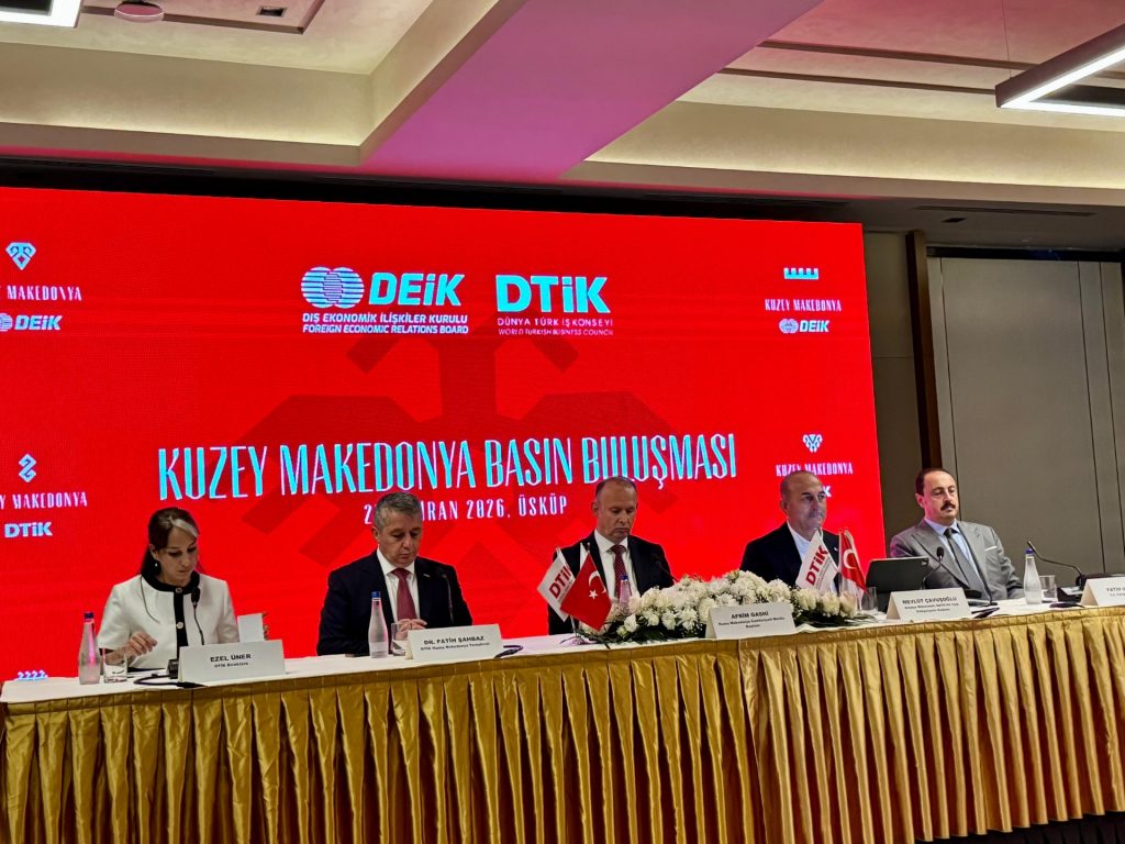 DTİK Kuzey Makedonya Temsilciliği’nin Üsküp Basın Buluşmasında, Türkiye-Kuzey Makedonya Ekonomik İlişkileri Ele Alındı