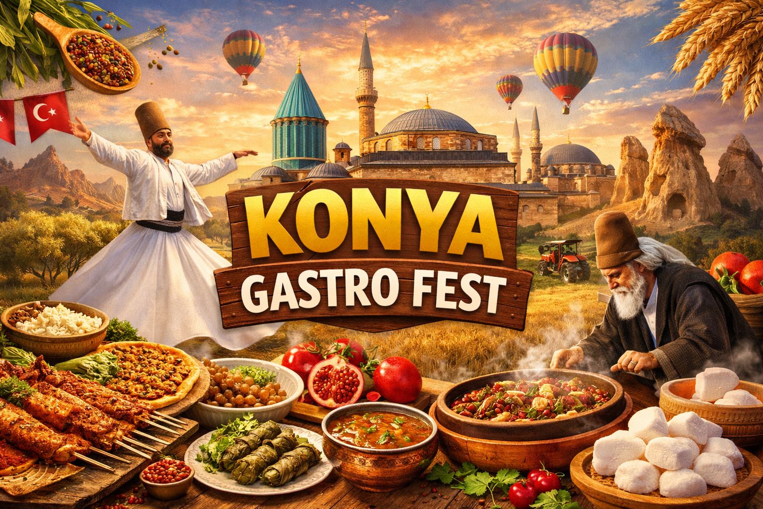 Gazeteci-Yazar Veysel Kavrayan'ın 4. Uluslararası Konya Gastronomi Festivali son gününden notları...