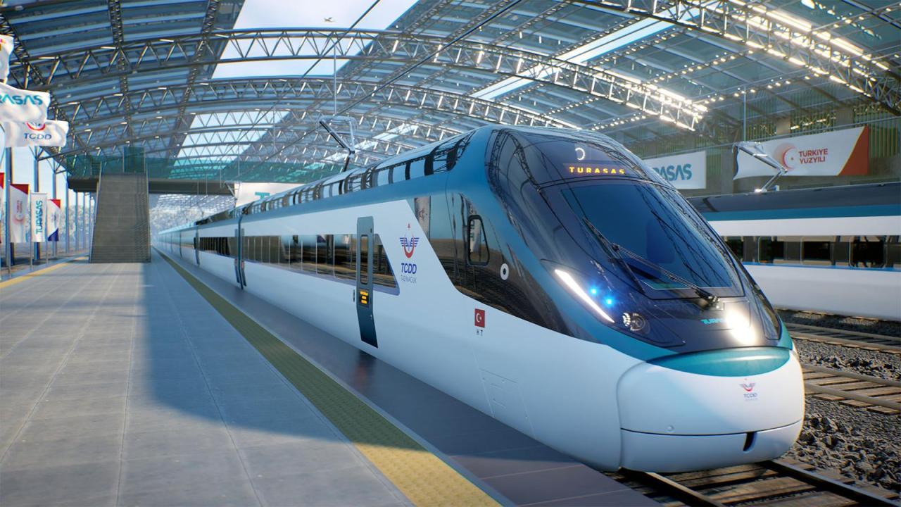 www.turkuazhaberajansi.com/Ulaştırma ve Altyapı Bakanı Uraloğlu:  Hızlı tren hat uzunluğu 2029'da 5 bin 389 kilometreye ulaştırılması hedefleniyor...