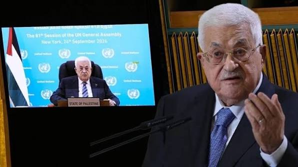 Filistin Devlet Başkanı Abbas, ABD’nin vize vermemesi nedeniyle (BM) Genel Kurulu’na video konferans yoluyla hitap etti