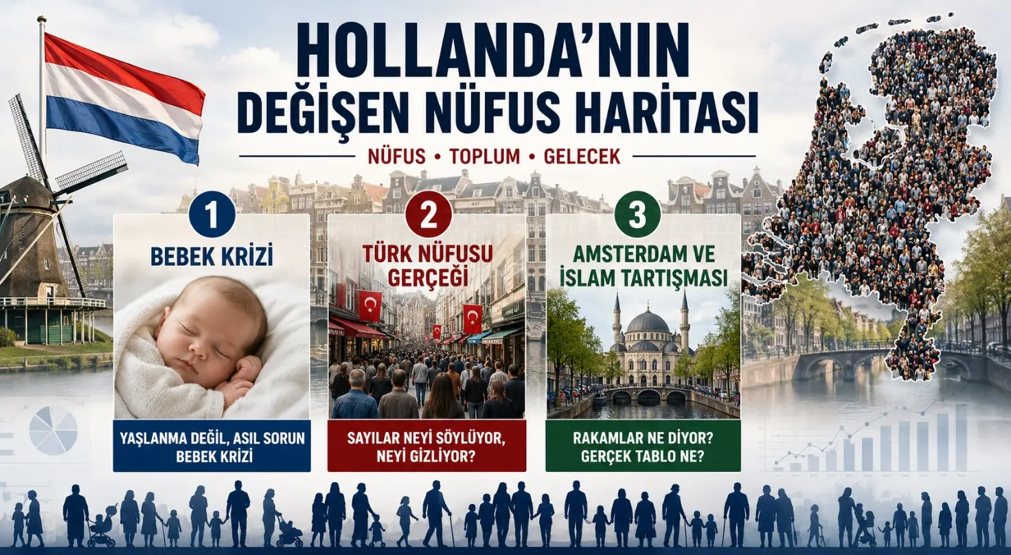 Gazeteci İlhan Karaçay: Yarından itibaren Hollanda'nın Değişen Nüfus Haritasını ve Bu Haritanın Gelece Ne Söylediğini Anlatacağım